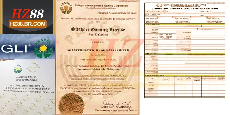 giấy phép hoạt động PAGCOR